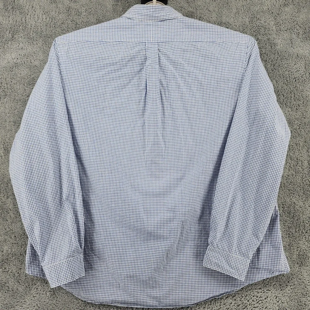 Polo Ralph Lauren Shirt Mens 3XL Blue Gingham Check Pony Button Down Big & Tall